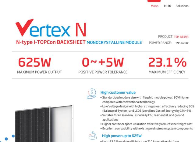 Vertex N 595-625W