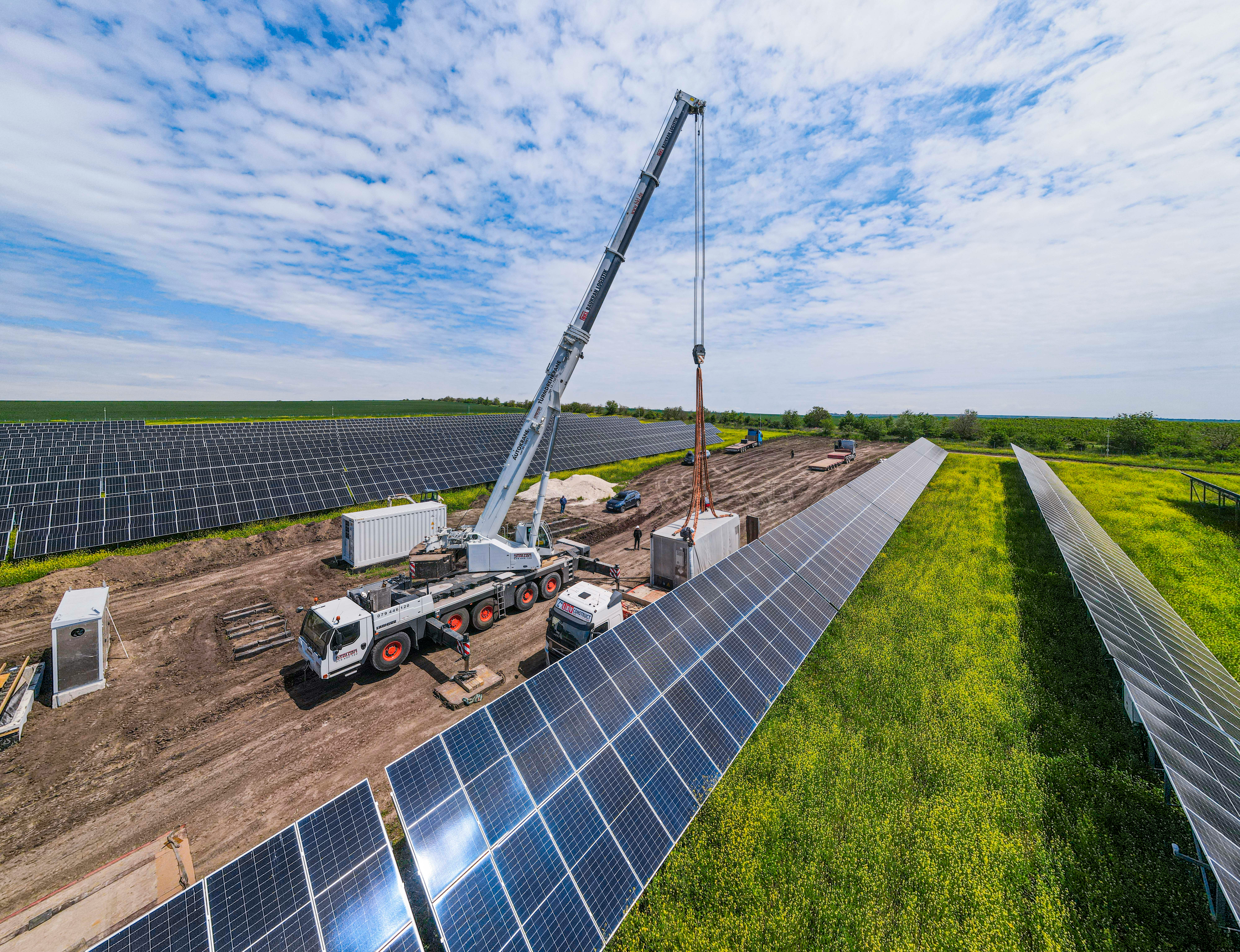 Solar panels installation
